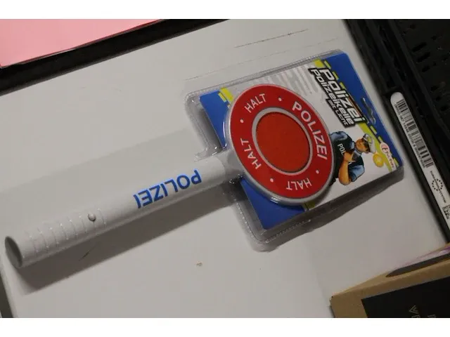 Politie stop bord met licht ds 31 1x - afbeelding 1 van  3