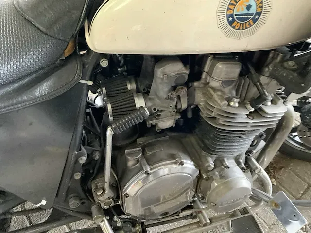 Politiemotor 1981 kawasaki z1000 k motorfiets - afbeelding 8 van  19