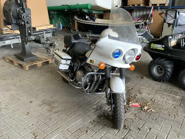 Politiemotor 1981 kawasaki z1000 k motorfiets - afbeelding 12 van  19