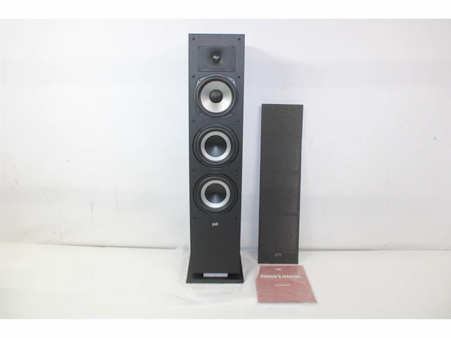 Polk audio monitor xt60 zwart - afbeelding 3 van  4