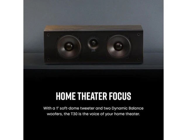Polk centerspeaker type t30 - afbeelding 4 van  5