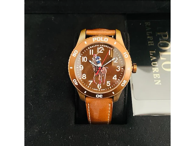 Polo ralph lauren herenhorloge - ''the polo player'' - full set - afbeelding 8 van  12