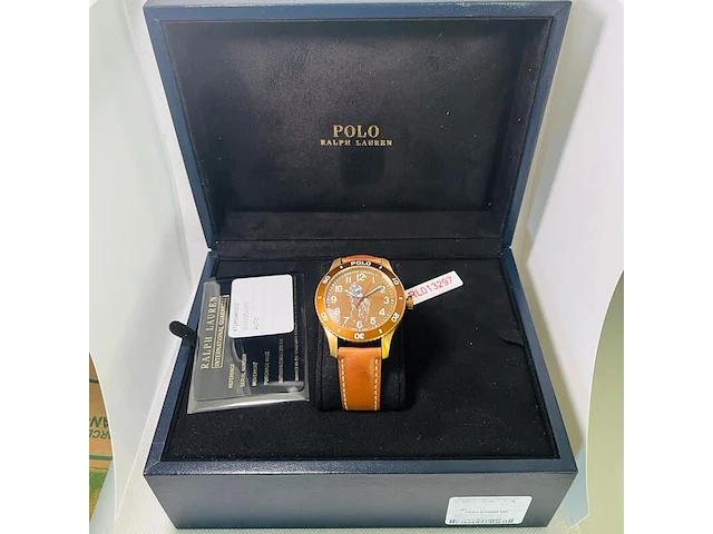 Polo ralph lauren herenhorloge - ''the polo player'' - full set - afbeelding 10 van  12