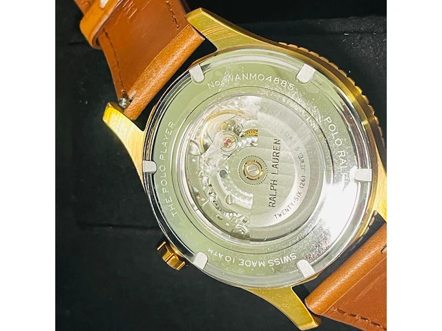 Polo ralph lauren herenhorloge - ''the polo player'' - full set - afbeelding 12 van  12
