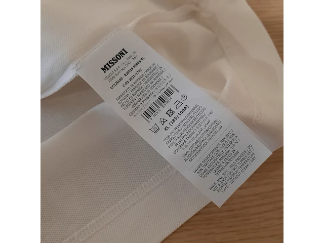 Poloshirt, maat xl, missoni - afbeelding 7 van  7