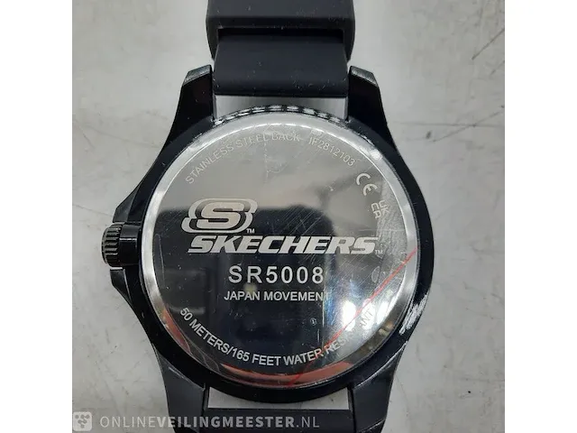 Polshorloge skechers, sr5008blk - afbeelding 5 van  6