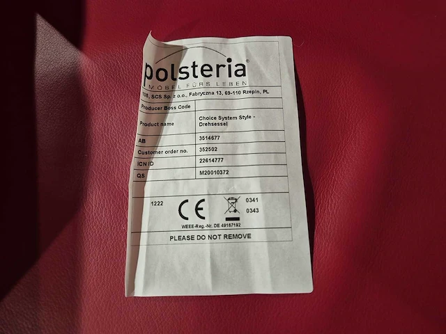 Polsteria - sta op - relax fauteuil - afbeelding 14 van  14