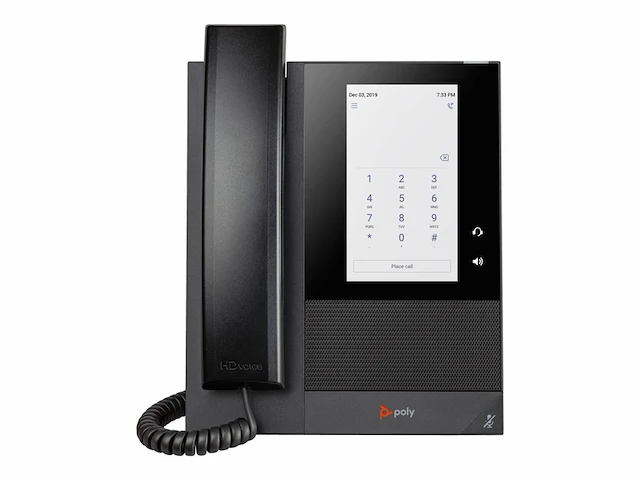 Poly ccx 400 business media telefoon voor microsoft teams met poe-ondersteuning - afbeelding 2 van  4