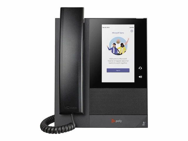 Poly ccx 400 business media telefoon voor microsoft teams met poe-ondersteuning - afbeelding 4 van  4