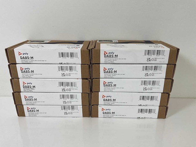 Poly (da85-m) usb-a/usb-c digital adapter (plantronics) - works with poly call center, audio processor adapters (new) (10x) - afbeelding 1 van  10