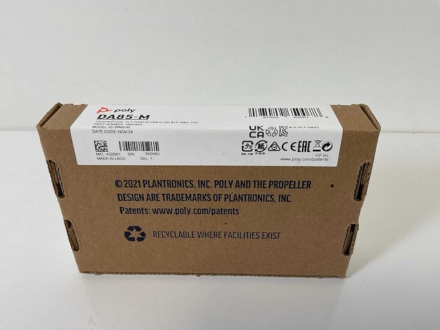Poly (da85-m) usb-a/usb-c digital adapter (plantronics) - works with poly call center, audio processor adapters (new) (10x) - afbeelding 6 van  10