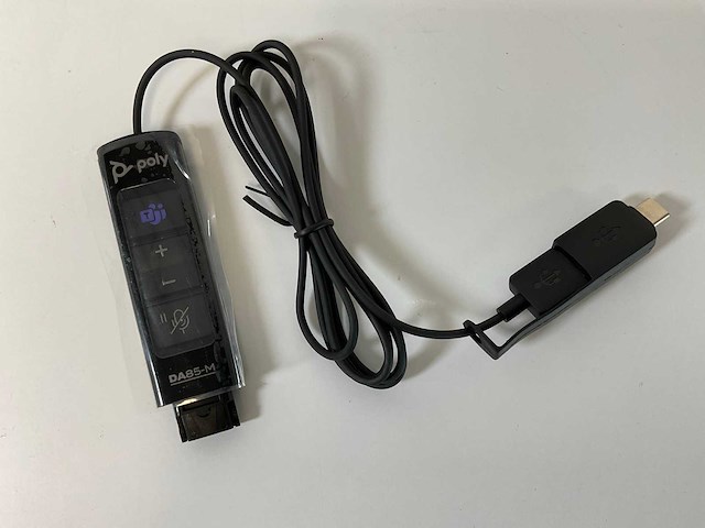 Poly (da85-m) usb-a/usb-c digital adapter (plantronics) - works with poly call center, audio processor adapters (new) (10x) - afbeelding 9 van  10