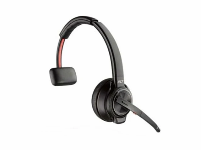 Poly savi 8210 uc dect 1880-1900 mhz usb-a-headset zwart - afbeelding 2 van  3