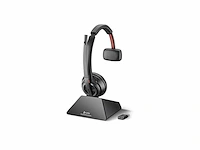 Poly savi 8210 uc dect 1880-1900 mhz usb-a-headset zwart - afbeelding 3 van  4