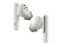 Poly voyager free 60 draadloze hoofdtelefoon, microfoons met ruisonderdrukking wit - afbeelding 4 van  4