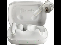 Poly voyager free 60 uc m white sand earbuds + bt700 usb c adapter + oplaadcase basis - afbeelding 1 van  4