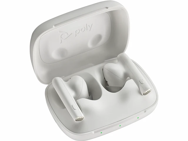 Poly voyager free 60 uc m white sand earbuds + bt700 usb c adapter + oplaadcase basis - afbeelding 2 van  4