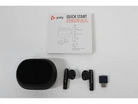 Poly voyager free 60+ uc true wireless earbuds ruisonderdrukkende microfoons voor heldere gesprekken - afbeelding 2 van  2