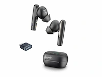 Poly voyager free 60+ uc true wireless earbuds zwart - afbeelding 1 van  6