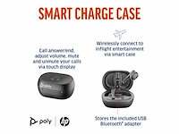 Poly voyager free 60+bluetooth headset met microfoon - afbeelding 2 van  3