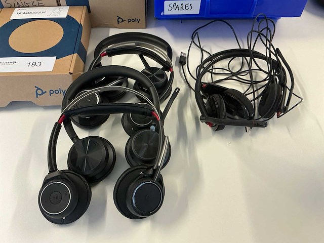 Poly voyager headset (9x) - afbeelding 3 van  10