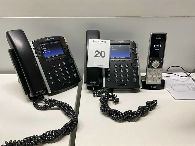 Polycom voip telefoon (2x) - afbeelding 1 van  4