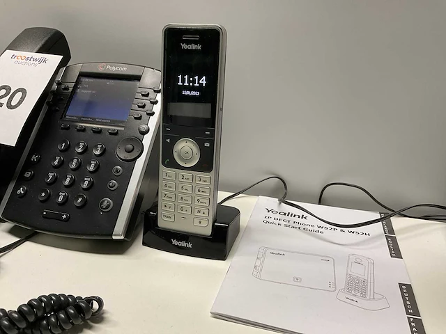 Polycom voip telefoon (2x) - afbeelding 3 van  4