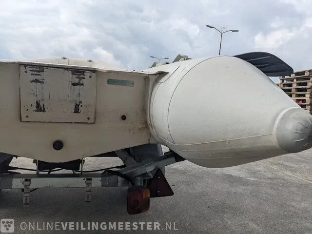 Polyester rib boot met trailer zodiac, yachtline yl 275 r, wit - afbeelding 2 van  26