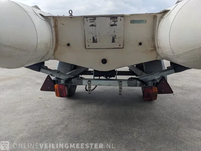 Polyester rib boot met trailer zodiac, yachtline yl 275 r, wit - afbeelding 6 van  26