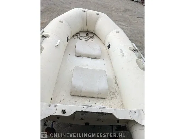 Polyester rib boot met trailer zodiac, yachtline yl 275 r, wit - afbeelding 14 van  26