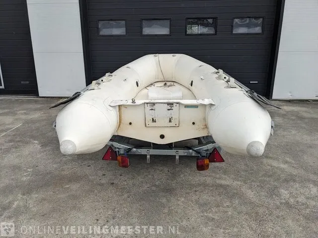 Polyester rib boot met trailer zodiac, yachtline yl 275 r, wit - afbeelding 21 van  26