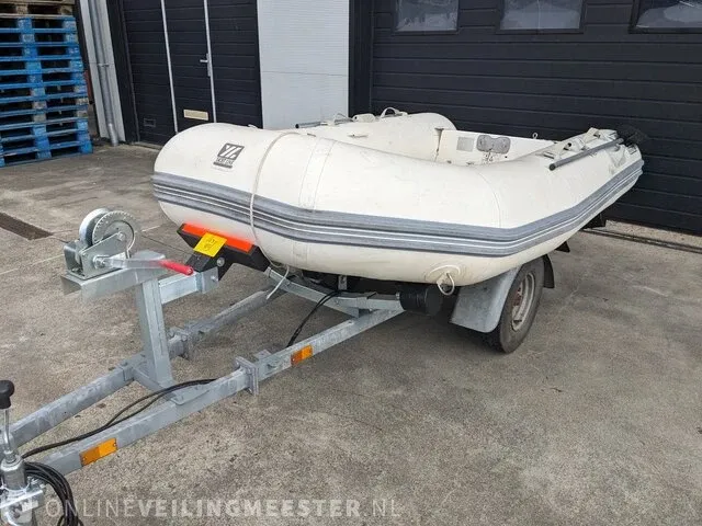 Polyester rib boot met trailer zodiac, yachtline yl 275 r, wit - afbeelding 23 van  26