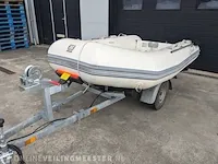 Polyester rib boot met trailer zodiac, yachtline yl 275 r, wit - afbeelding 23 van  26