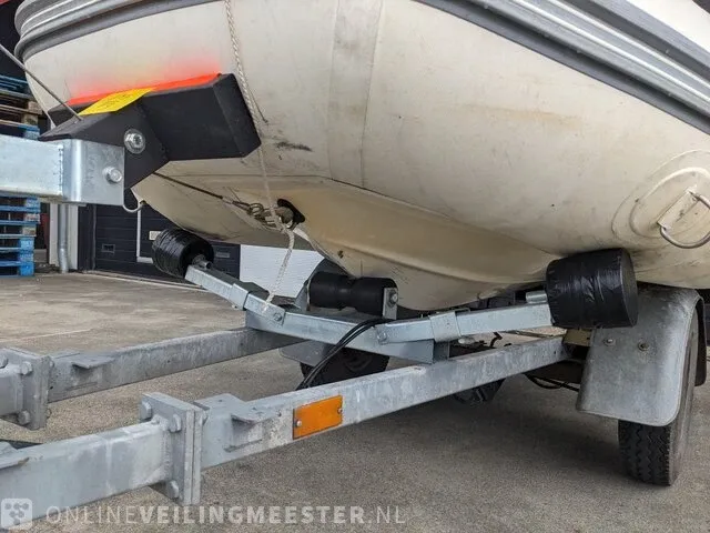 Polyester rib boot met trailer zodiac, yachtline yl 275 r, wit - afbeelding 24 van  26