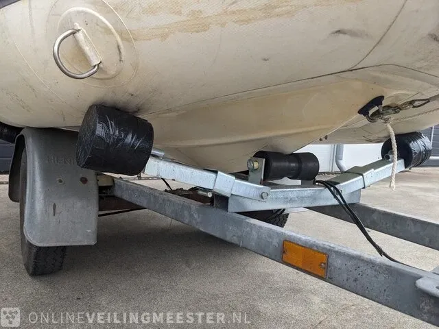 Polyester rib boot met trailer zodiac, yachtline yl 275 r, wit - afbeelding 25 van  26