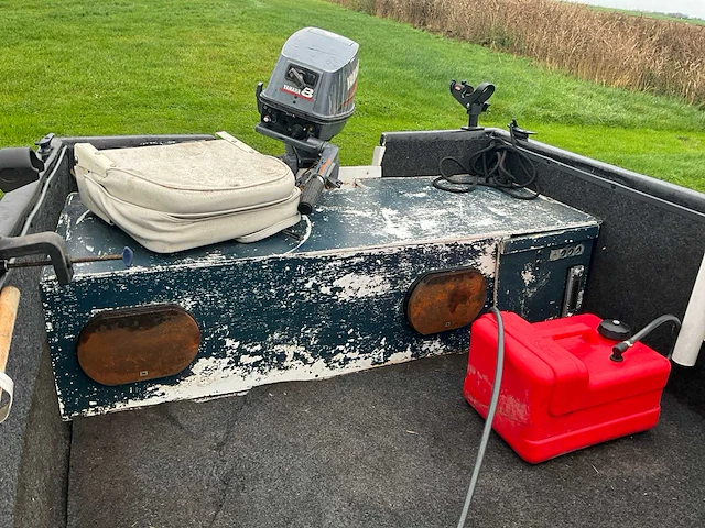 Polyester visboot 8 pk + trailer - afbeelding 7 van  20