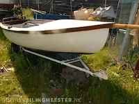 Polyester zeilboot, met trailer