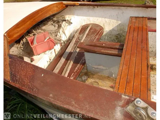 Polyester zeilboot, met trailer - afbeelding 3 van  7