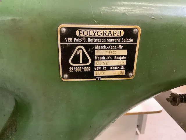 Polygraph - d 103 - draadhechtmachine - afbeelding 2 van  9