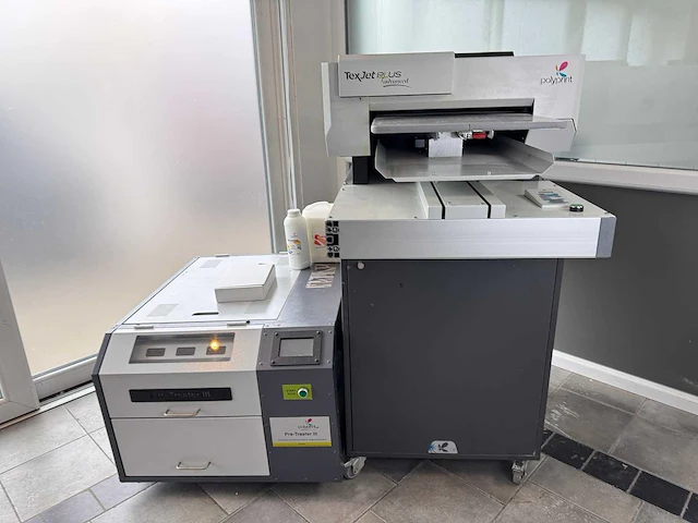 Polyprint texjet plus - dtg-dtf printer met pretreater iii - afbeelding 1 van  23