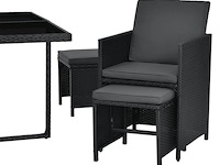 Polyrotan eetset baracoa l - afbeelding 5 van  14