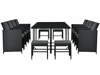 Polyrotan eetset baracoa xxl - afbeelding 6 van  14