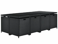Polyrotan eetset baracoa xxl - afbeelding 10 van  14