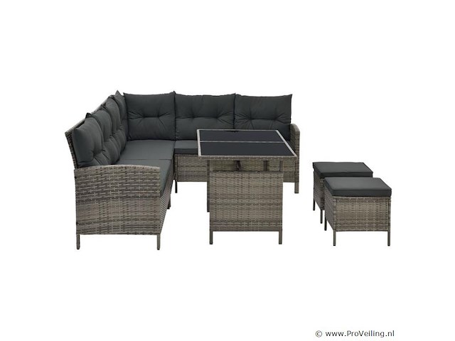 Polyrotan loungeset - afbeelding 3 van  13