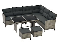 Polyrotan loungeset - afbeelding 4 van  13