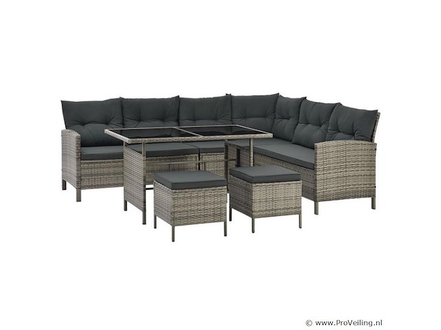 Polyrotan loungeset - afbeelding 5 van  13