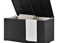 Polyrotan opbergbox ikaria 950 liter zwart - afbeelding 9 van  12