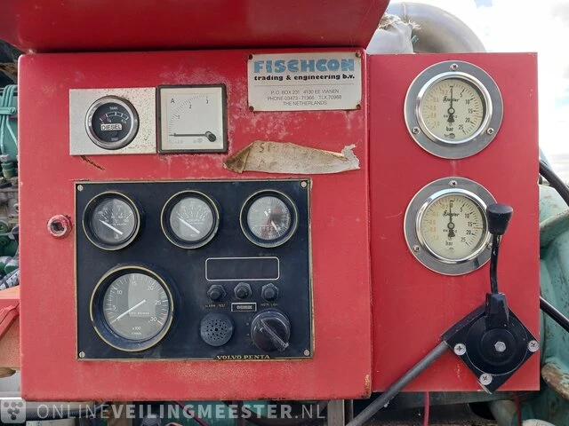 Pomp aggregaat met een volvo penta 6 cilindermotor, ca. 350pk, capaciteit ca. 8000 liter per minuut - afbeelding 10 van  31