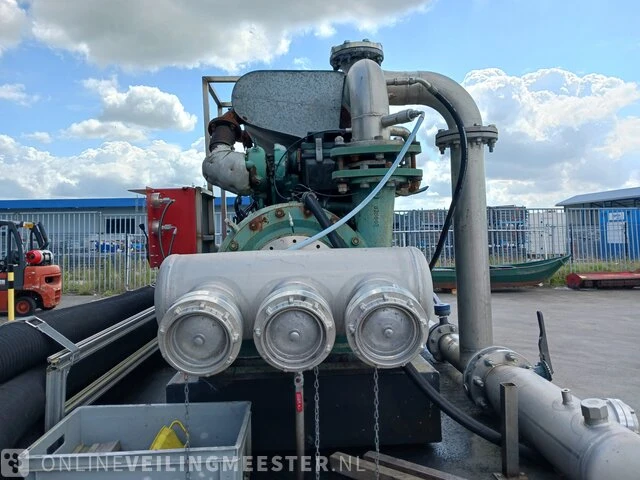 Pomp aggregaat met een volvo penta 6 cilindermotor, ca. 350pk, capaciteit ca. 8000 liter per minuut - afbeelding 11 van  31
