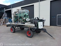 Pomp aggregaat met een volvo penta 6 cilindermotor, ca. 350pk, capaciteit ca. 8000 liter per minuut